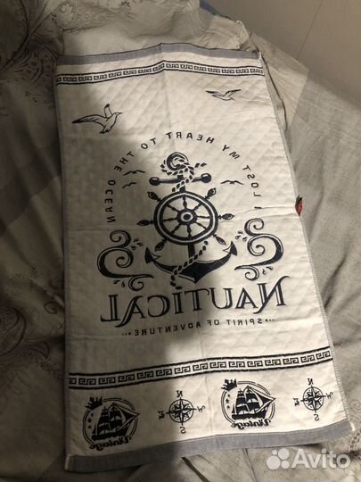 Красивое полотенце хлопок 50 на 90