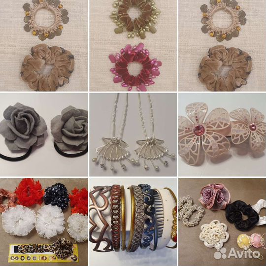 Винтажные ободки/шпильки/резинки/заколки/банты