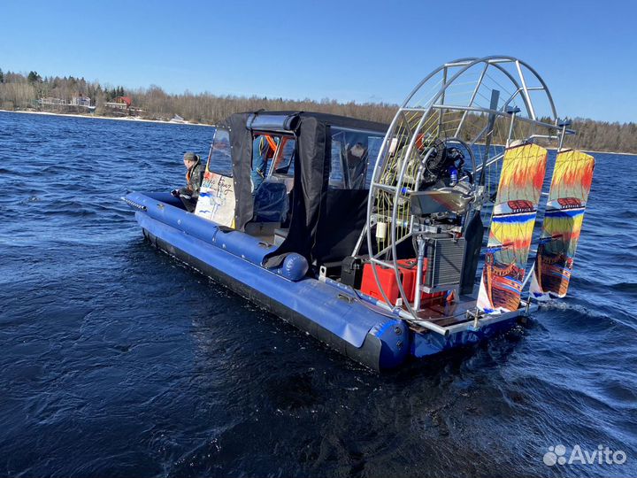 Аэролодка «Бриз 555 шп» Honda К24 200 л.с