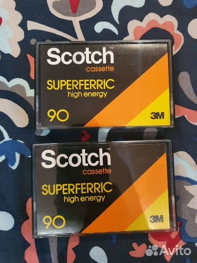 Аудио-кассеты Scotch Superferriс с записью, 70е гг
