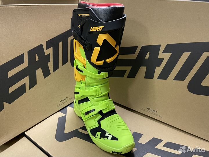 Мотоботы Leatt Boots 4.5 V23 Citrus