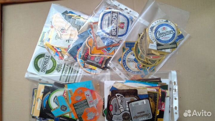 Пивные этикетки Беларусь, Украина, Россия, Европа