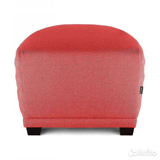 Пуф Tokio, рогожка красный