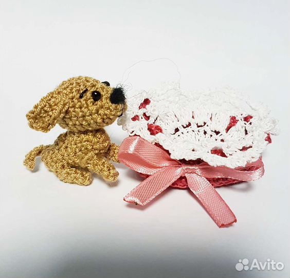 Собачка вязанная