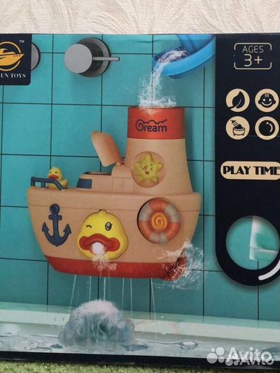 Корабль игрушка в ванну новая