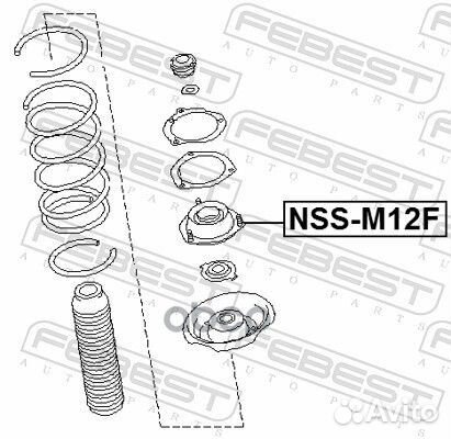 Опора амортизатора nissan avenir W11 1998.08-20