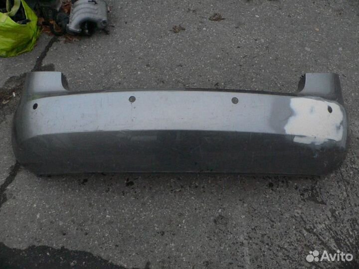 Бампер задний skoda Fabia 2007-2015