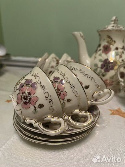 Чайно кофейный сервиз мануфактуры 