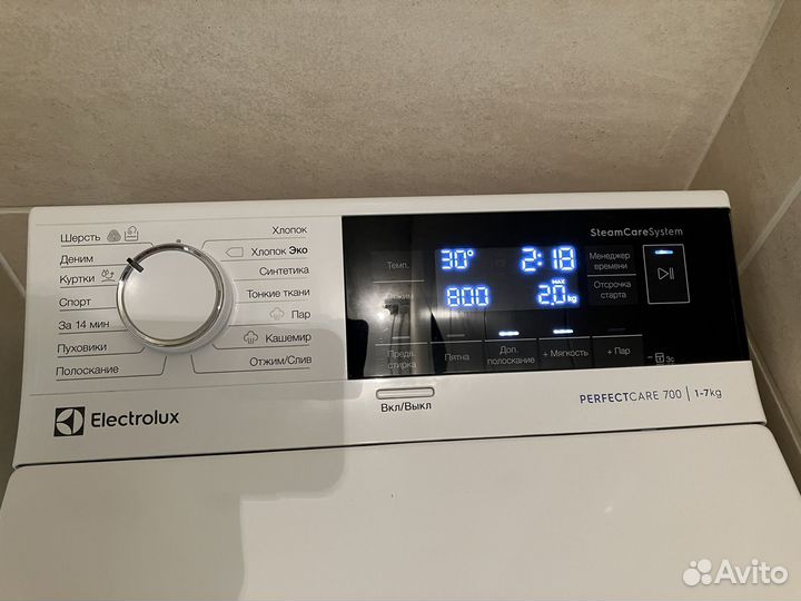 Стиральная машинка Electrolux EW7T3R272 вертикальн