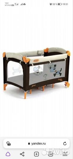 Детская кроватка манеж