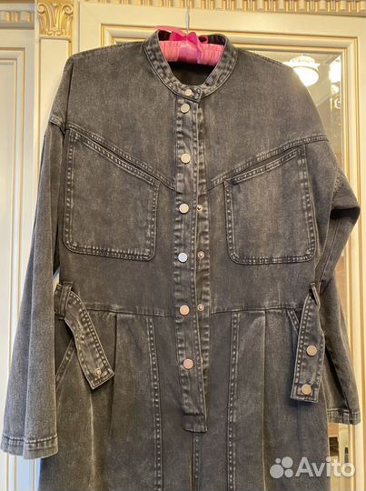 Джинсовый комбинезон