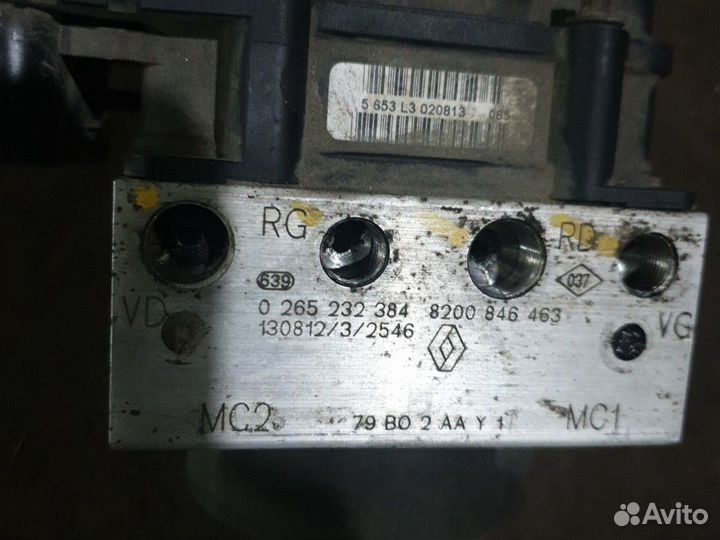 Блок ABS рено дастер