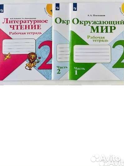 Рабочие тетради. Окружающий, литература, пропись