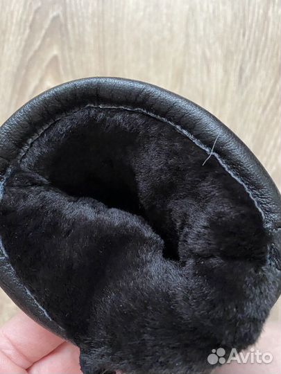 Варежки мужские натуральная кожа