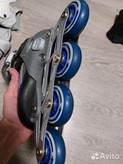 Роликовые коньки + защита