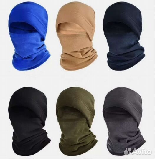 Шапка и снуд флисовая (балаклава)