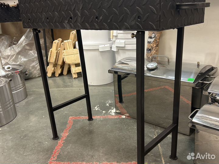 Мангал разборный, съемные ножки, 3 мм