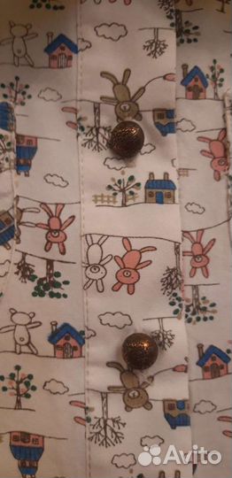 Блуза (рубашка) на девочку 110см Карамелли