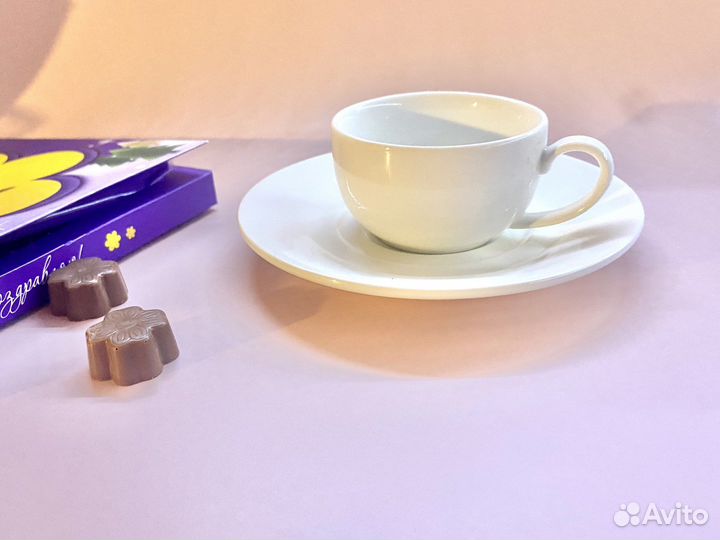 Фарфоровая кофейная пара Wilmax England