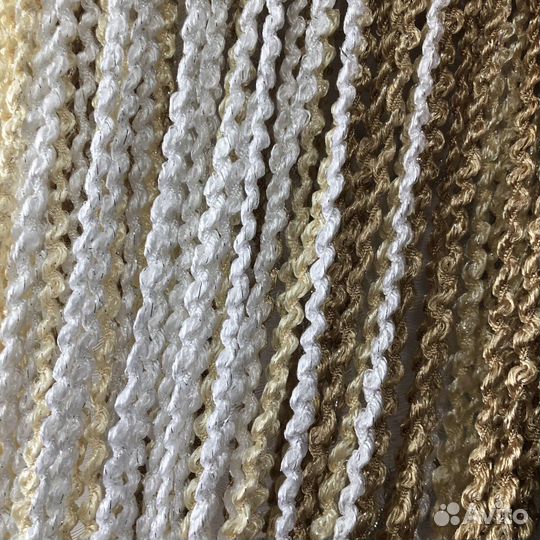 Шторы тюль кисея спираль нитяные