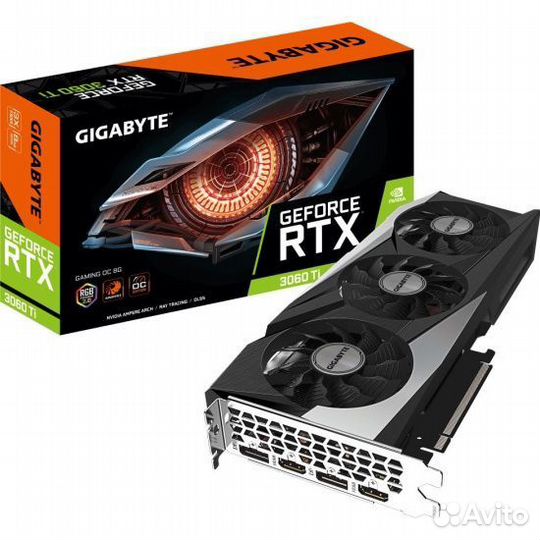 Видеокарта gigabyte rtx 3060 ti 8gb