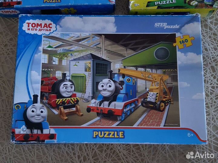 Пазлы Томас и друзья+машина+боулинг