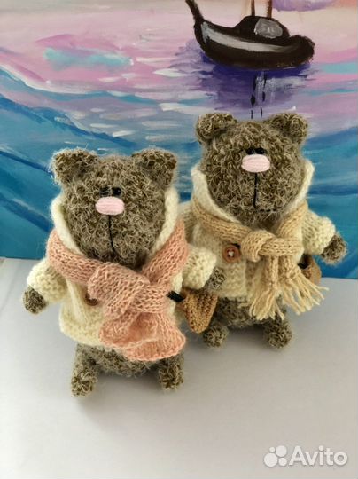 Вязаные котики