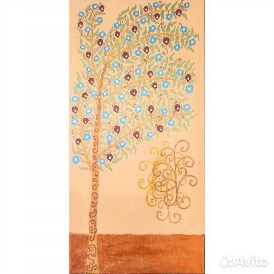Картина большая интерьерная пейзаж деревья