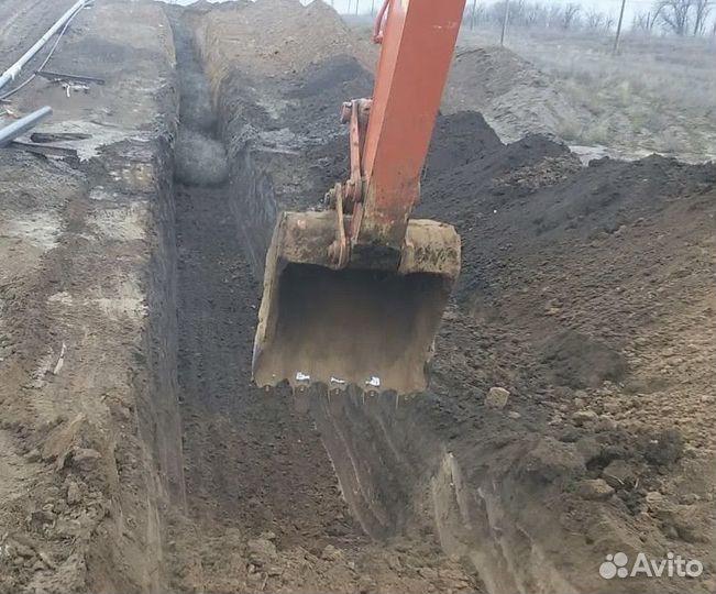 Услуги траншеекопателя-бара