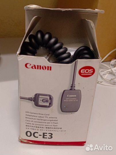 Синхрокабель canon shoe cord OC-E3