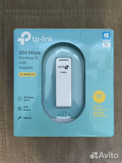 Wifi адаптер tp link TL-WN821N