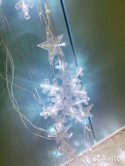 Гирлянда снежинки