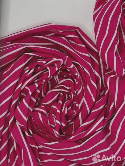 Ткань Кулирка полоска / оптом