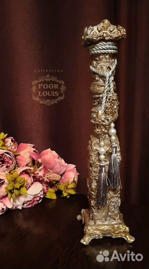 Высокие подсвечники ручной работы