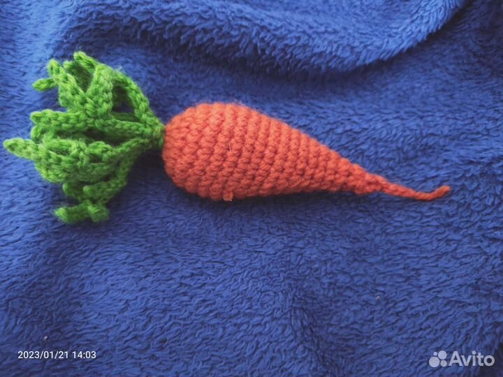 Морковка, редис, репка игрушка для кошек или детей