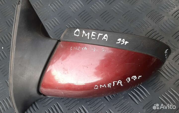 Зеркало Опель Омега В 9498г левое с подогревом