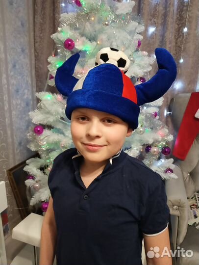 Шапка болельщика детская