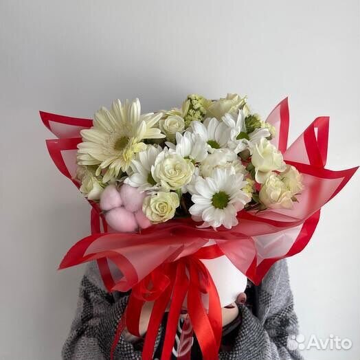 Цветы в коробке