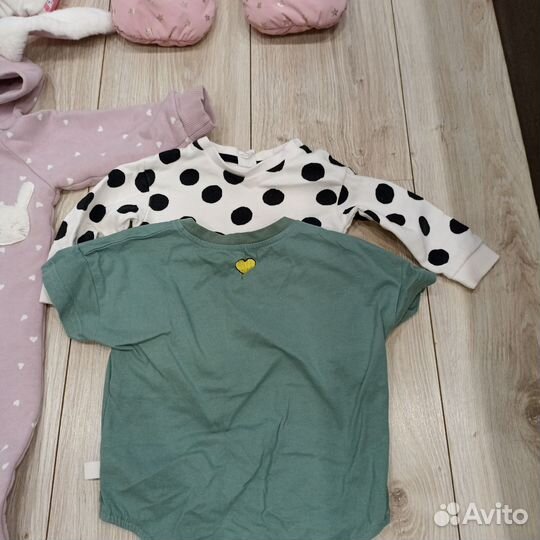 Детские вещи пакетом 68 74 на девочку