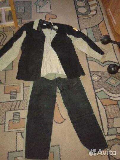 Костюм сварщика комбинированный со спилком летний