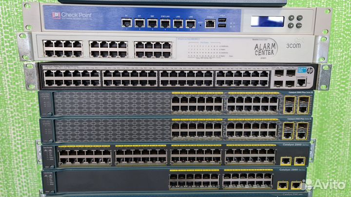 Сетевое оборудование cisco, hp, 3com