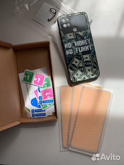 Защитное стекло чехол на телефон Poco C40