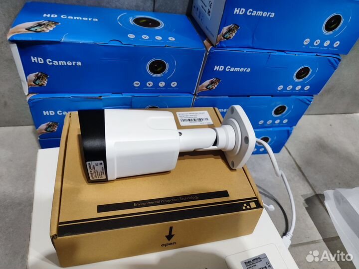 Комплект на 3 камеры ip видеонаблюдения