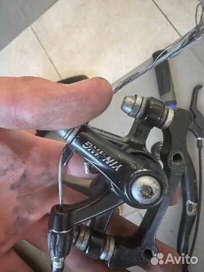 Руль,с тормозной ручкой и калиппером