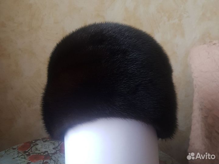 Шапка женская из меха норки