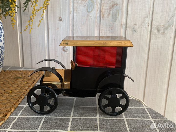 Светильник СССР винтаж железная ретро машина