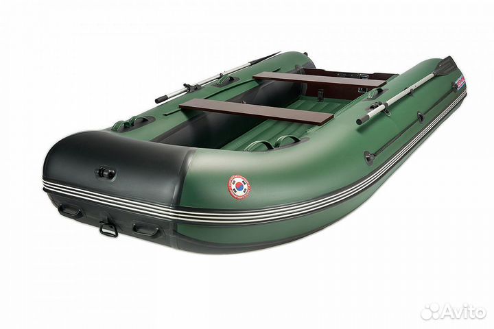 Лодка mishimo lite 300 в зеленом цвете