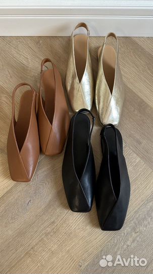 Балетки натуральная кожа