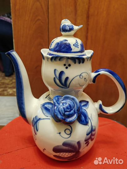 Чайник заварочный гжель