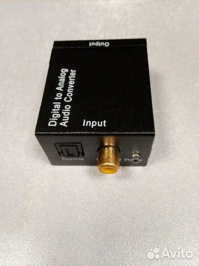 Аудио конвертер оптика на RCA